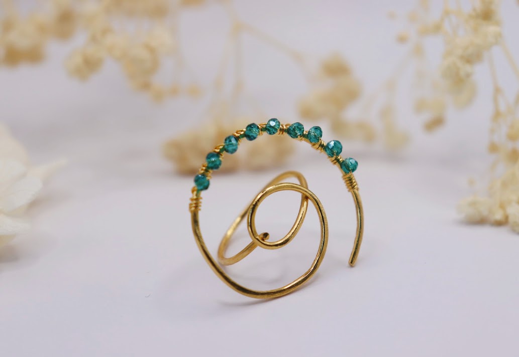 Bague Azzura Spiral