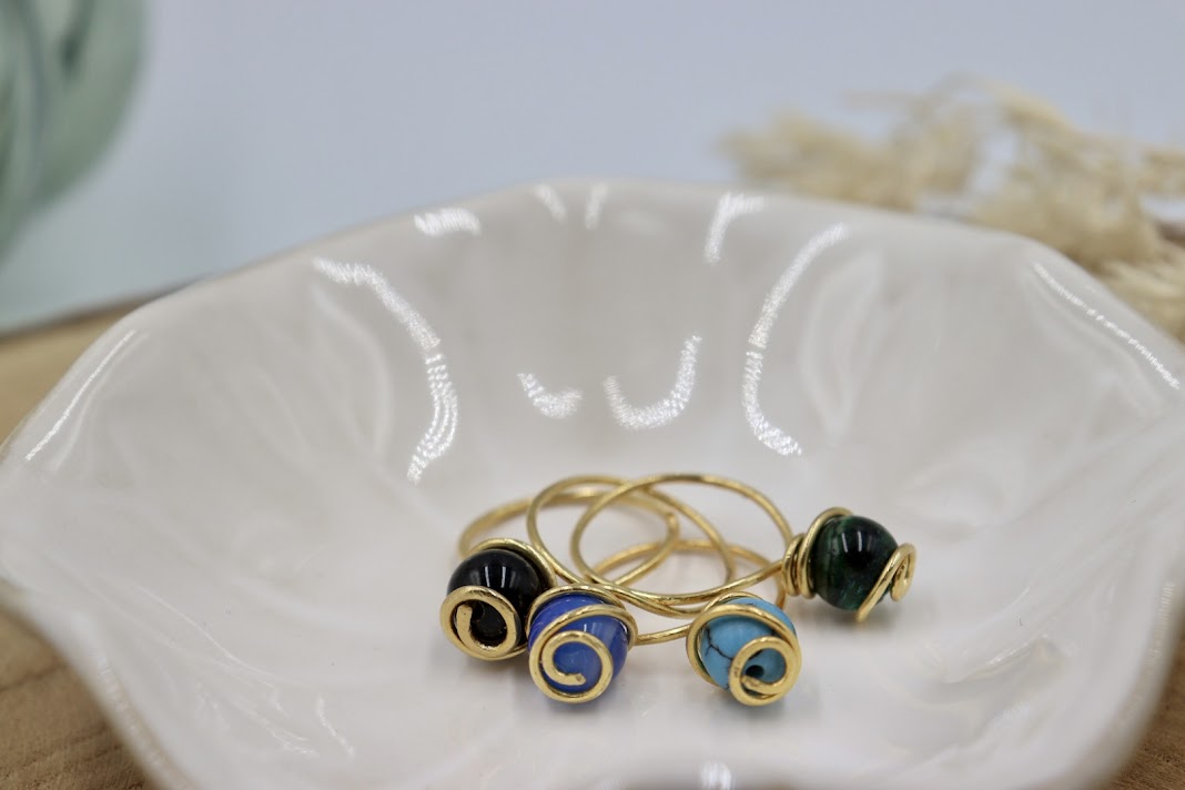 Bague Noctis Spirale